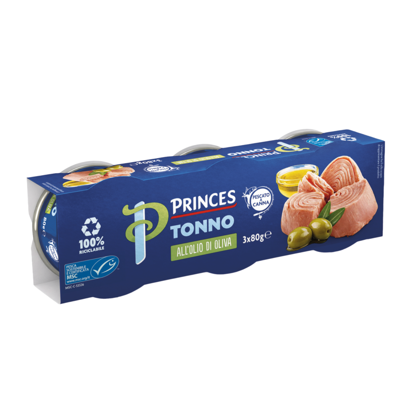 Pole & Line Skipjack Tuna Olive Oil 3x80g