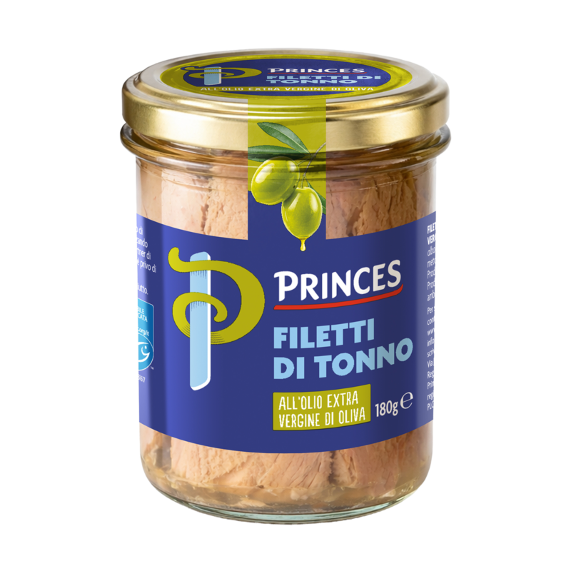 Yellowfin tuna fillets in EVOO 180g jar